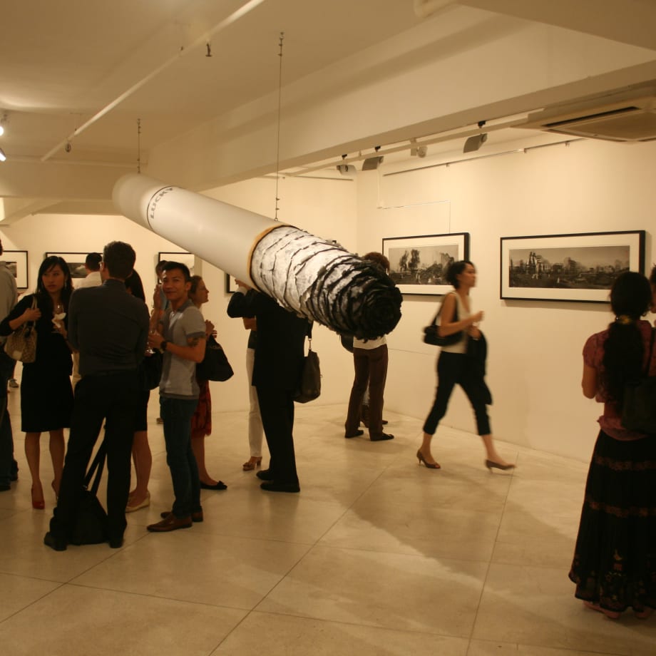 Phantom Metropolis, Yang Yongliang, Schoeni Art Gallery, 2011