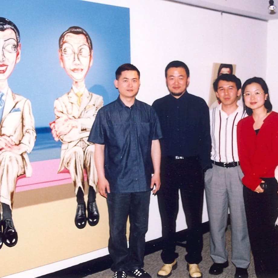 1+1 Guo Jin and Zeng Fanzhi, Schoeni Art Gallery, 2000
