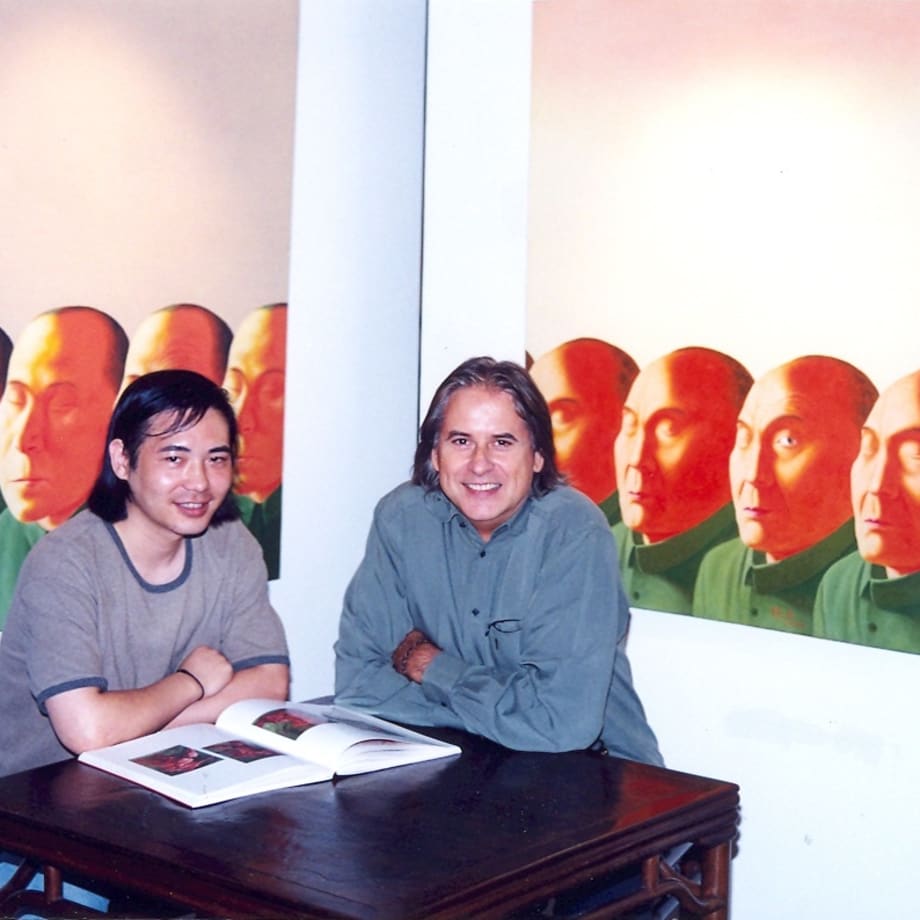 One Eye Opened and One Eye Closed, Chen Yu, Schoeni Art Gallery, 2001