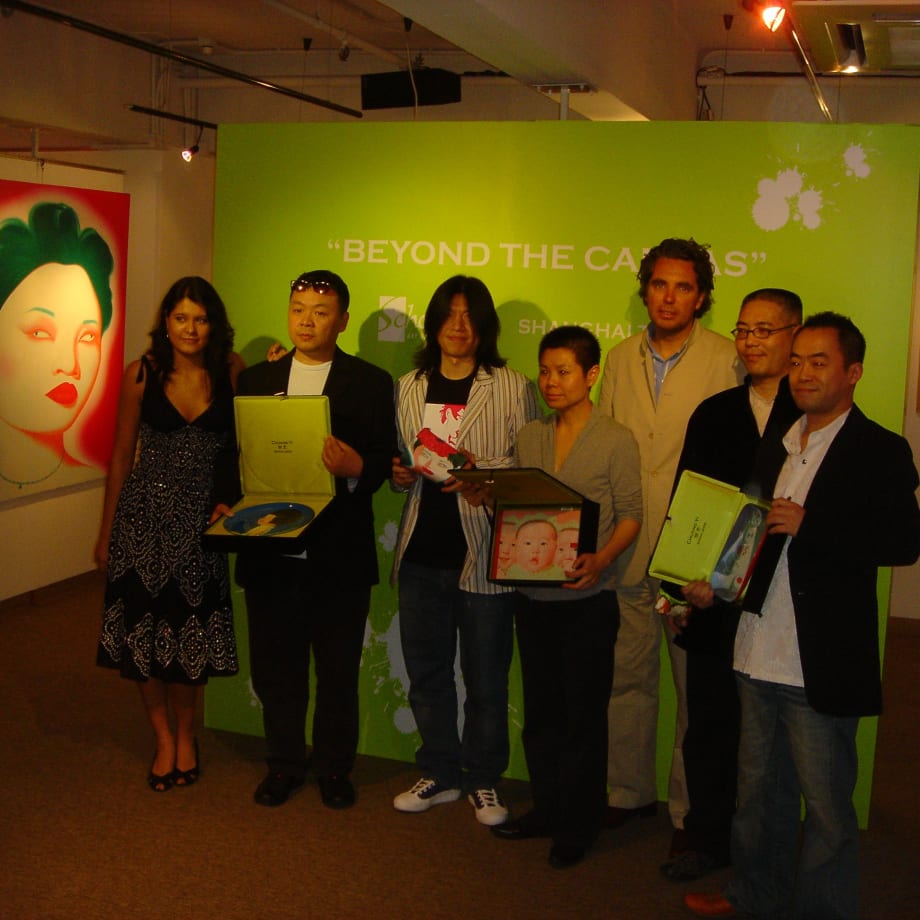 Beyond the Canvas, a collaboration with Shanghai Tang, Chen Wenbo, Chen Yu, Feng Zhengjie, Liu Ye and Yu Chen, Schoeni Art Gallery, 2006