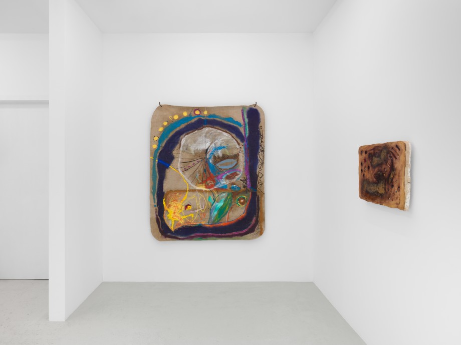 Hannah Lees, Tablet LXXII, plaster and beach combed objects