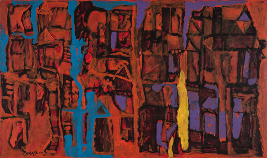 The Melody of the Twilight, 2014 Acrylic on canvas 115 x 195 cm 2014