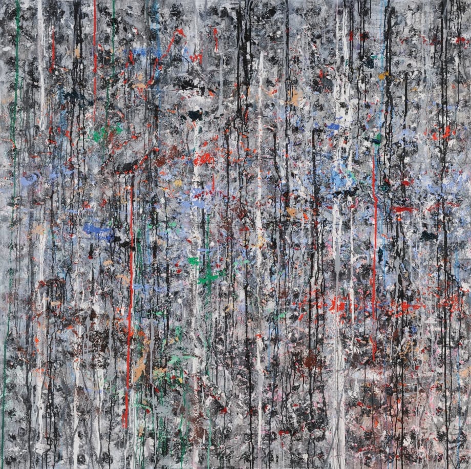 Fireworks, 2009 Mixed Media on Canvas 200 x 200 cm