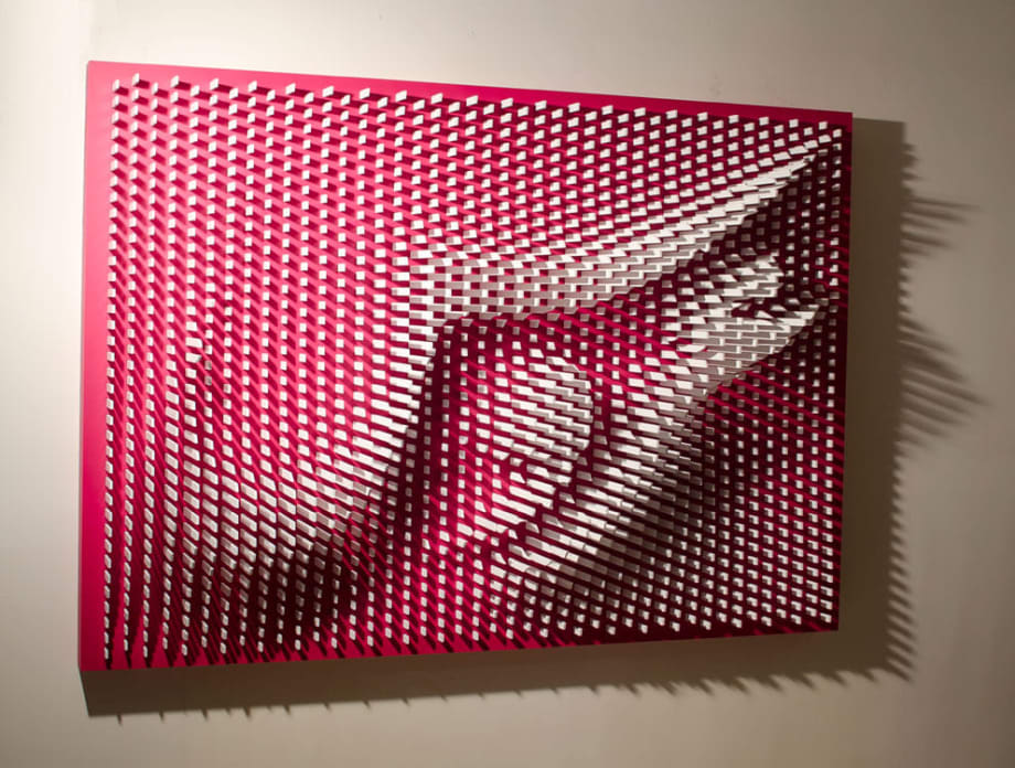 Aroos, 2013 Mixed Media On Wooden Board 140 x 200 x 27 cm