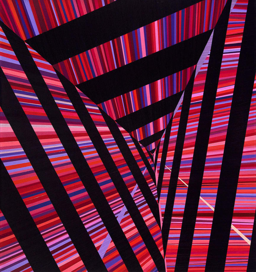 Trial No. 128 - The Morning Butterflies Journey, 2016 Acrylic on canvas 200 x 185 cm