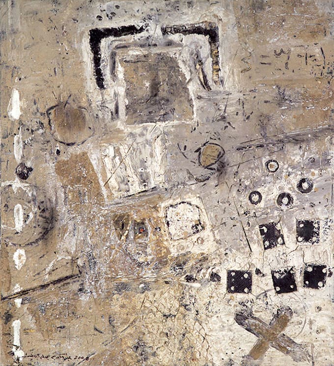 Trace, 2008 Mixed Media on Canvas 55 x 50 cm