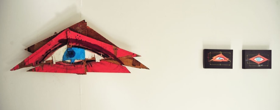 Blue Eye from C.D.R. Series, 2013 123 x 46 cm