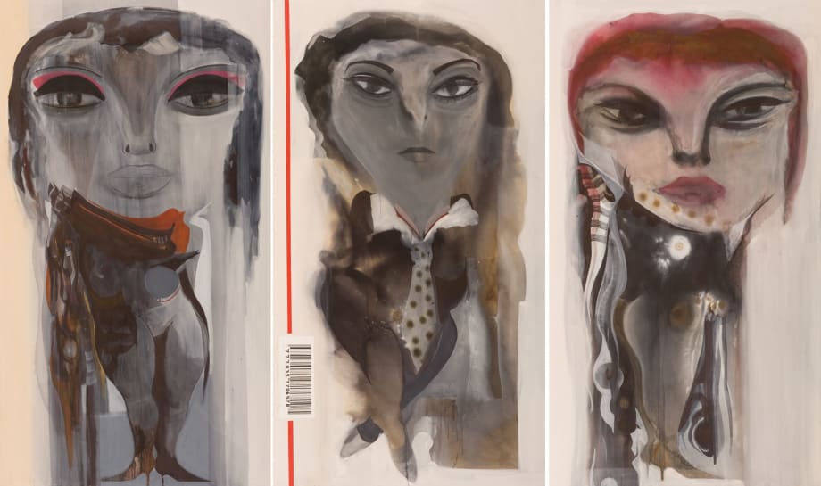 Untitled, 2010 Mixed Media on Canvas 250 x 420 cm