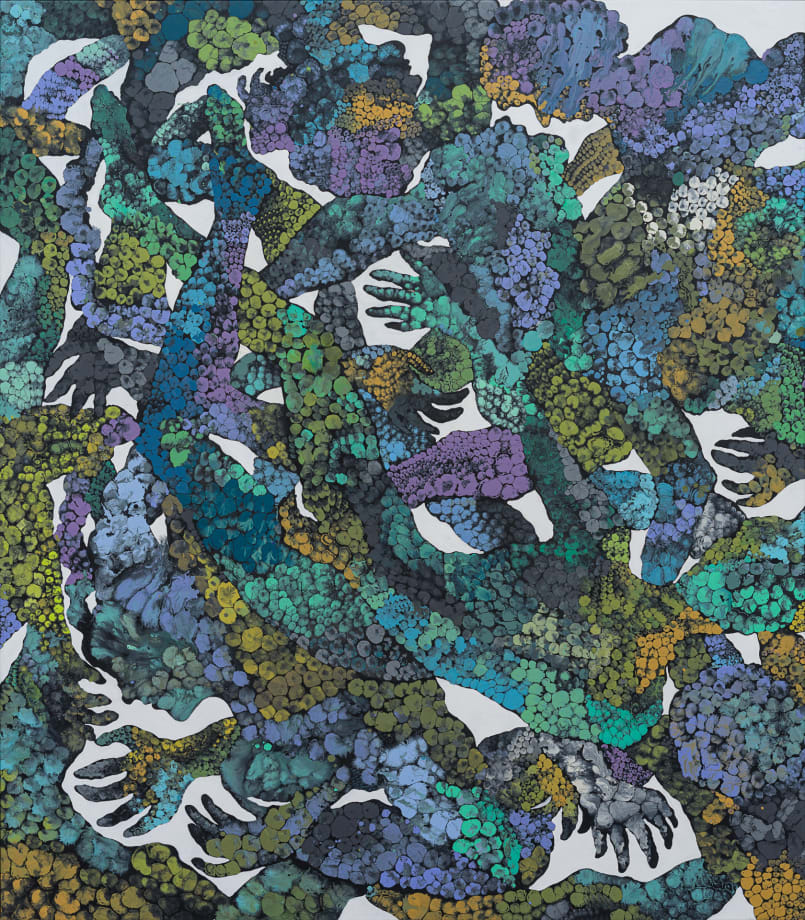 Roshanak Aminelahi, In the hollows of my ink-stained fingers, The swallows will lay their eggs, 2025