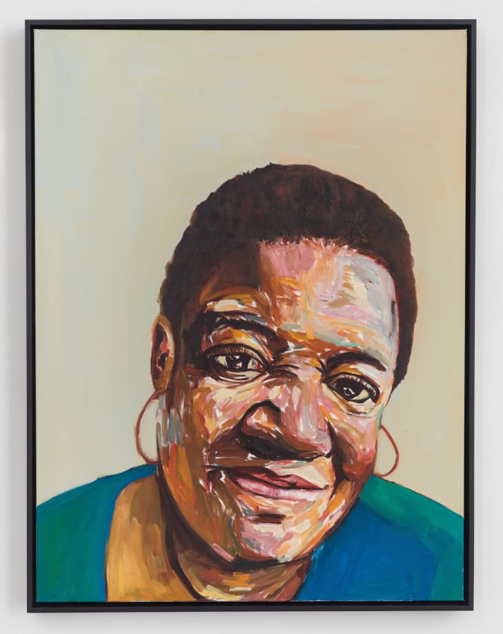 Beverly McIver Do You See Me?, 2024 Oil on canvas 40 x 30 inches 101.6 x 76.2 cm