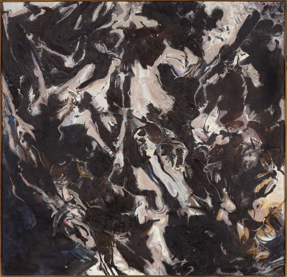 Nancy Genn Untitled, c. 1960 Oil on canvas 56 x 58 inches 142.2 x 147.3 cm