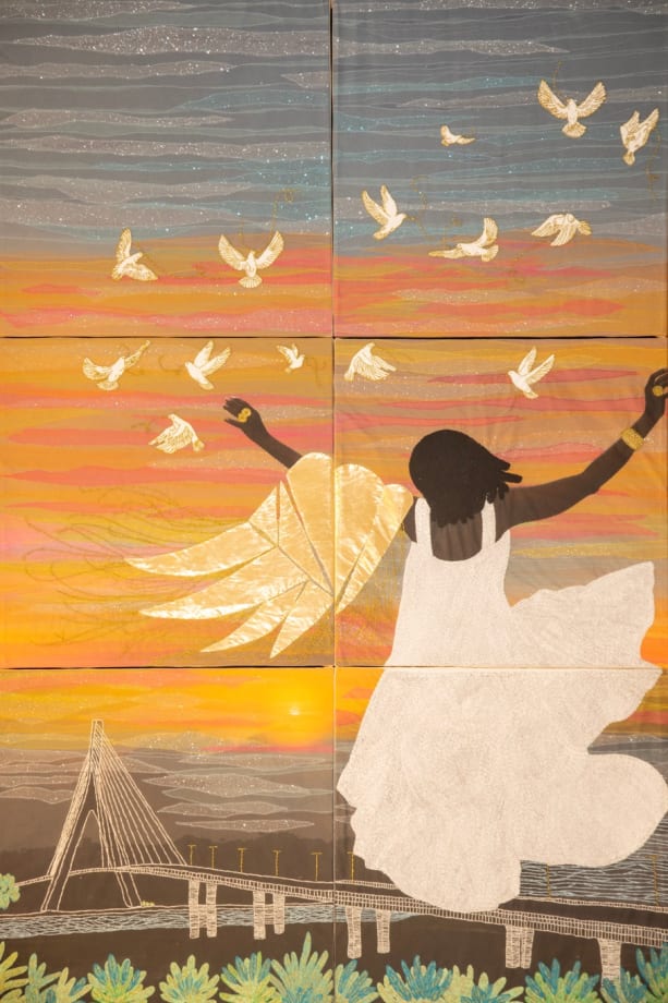 Joana Choumali, The Wind Sounds like Peace, 2025