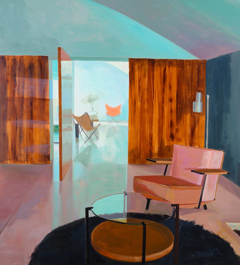 Bea Sarrias Reflejo en Turquesa, 2021 Acrylic on canvas 120 x 105 cm