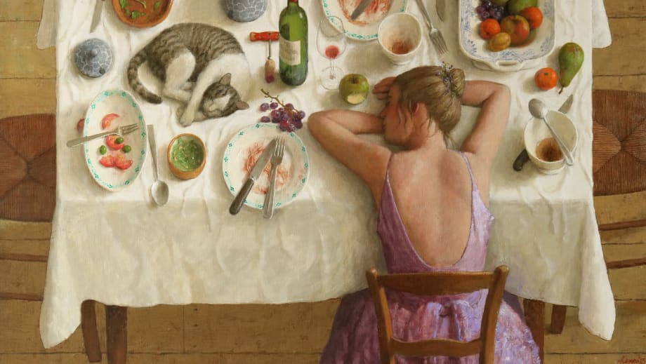 Kenne Grégoire Reposo, 2025 Acrylic on canvas 80 x 140 cm