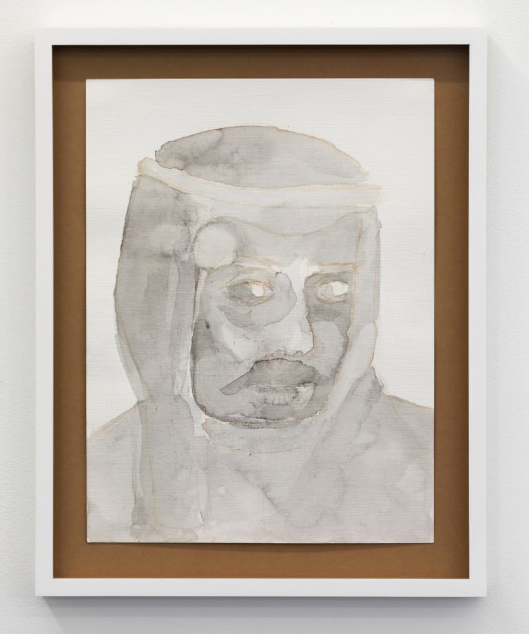 Razan Al Sarraf Sheikh IX, 2019 Ink on watercolor paper 30.5 x 23 cm Series: Sheikh