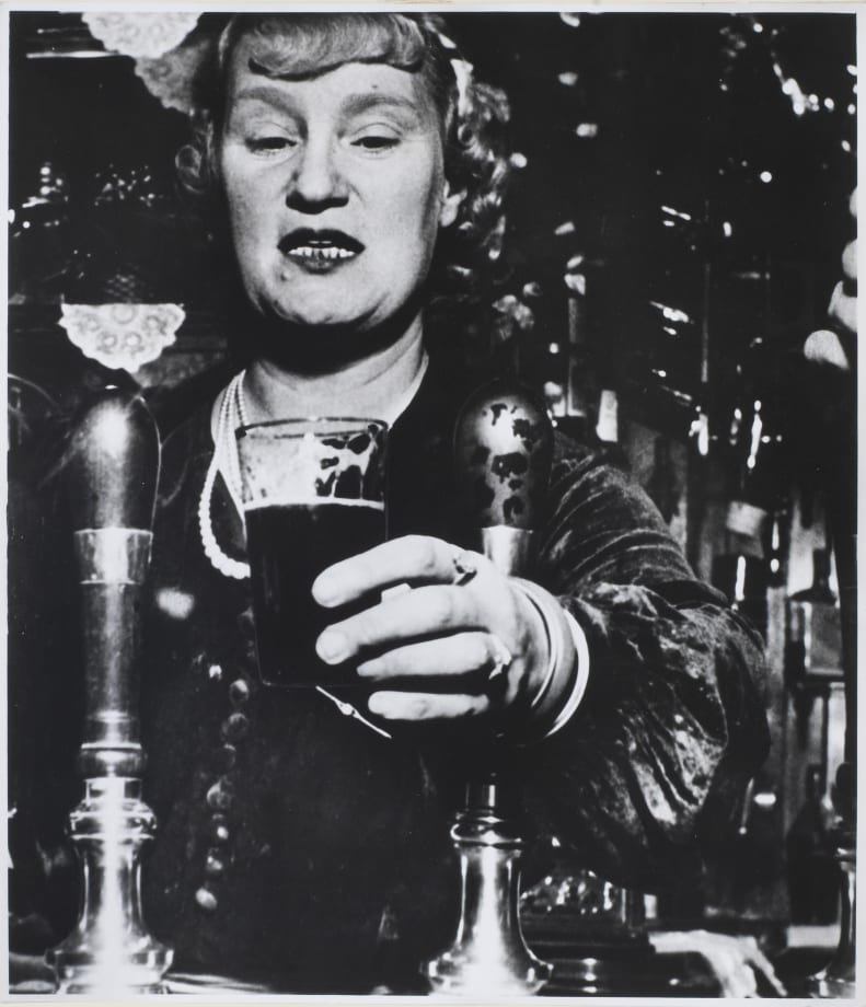 Bill Brandt, Barmaid at the Crooked Billet, Tower Hill, London, 1939, 1939