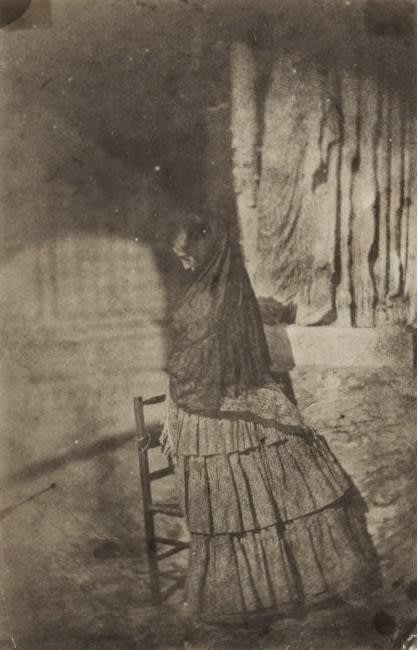 Pierre-Emile-Joseph Pecarrere, Femme en Priere, Arles, 1852