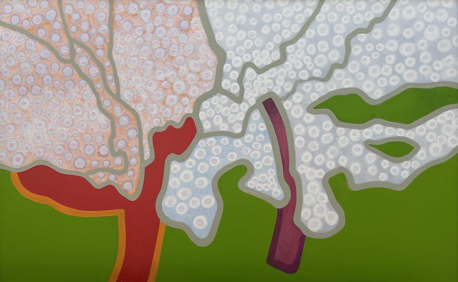 Derrick Greaves, Blossom (Two Trees), 2020