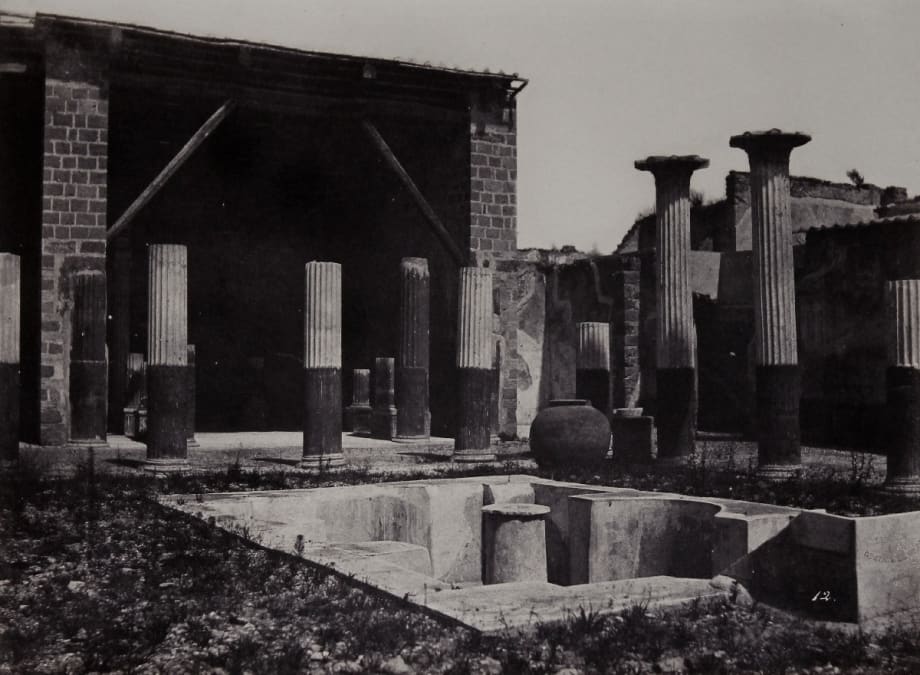 Eugene Le Dien And Gustave Le Gray, Pompei: Maison de Meleagre, 1853