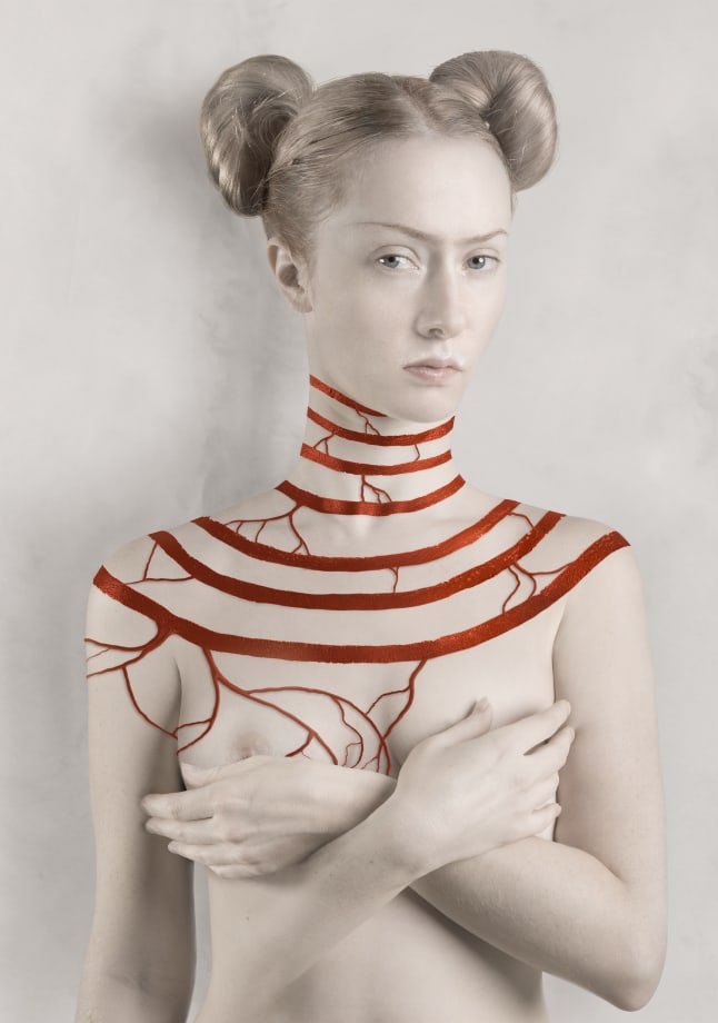 Katerina Belkina For Kahlo. White, 2007 Photography, Digital Painting 90 x 63 cm, 35 3/8 x 24 3/4 inch Edition of 8 plus 2 artist's proofs Serie: Paint artist label and signature on verso