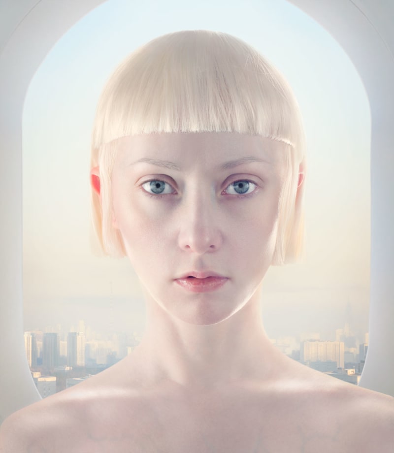 Katerina Belkina Enter, 2011 Photography, Digital Painting 110 x 95 cm, 43 1/4 x 37 3/8 inch Edition of 9 plus 2 artist's proofs Series: Empty Spaces artist label and signature on verso