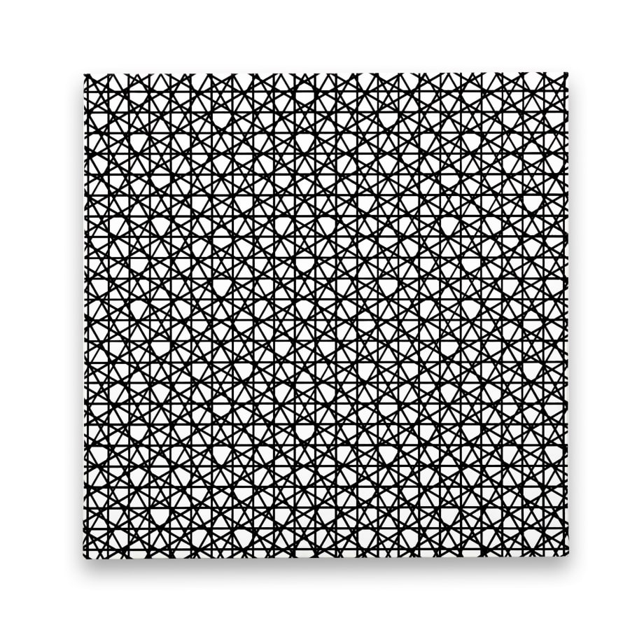 François Morellet, 3 double trames, 0, 30, 60, 1972