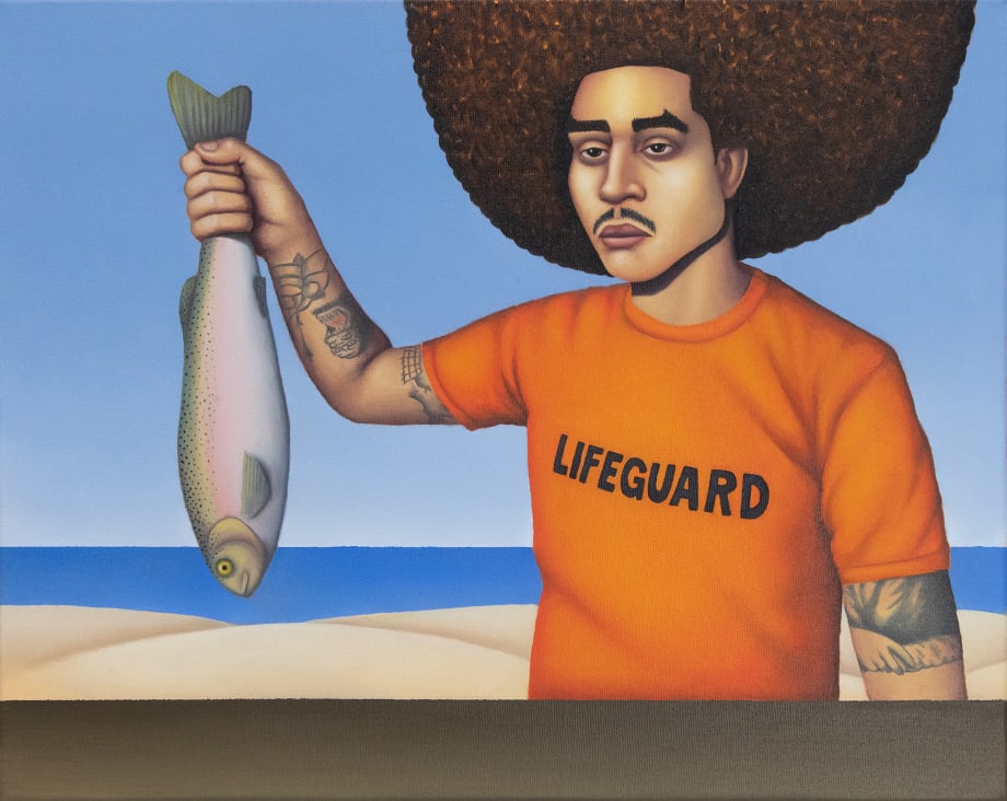 Jake Troyli Catch of the Day, 2020 oil on canvas 16 x 20 in. 40.6 x 50.8 cm