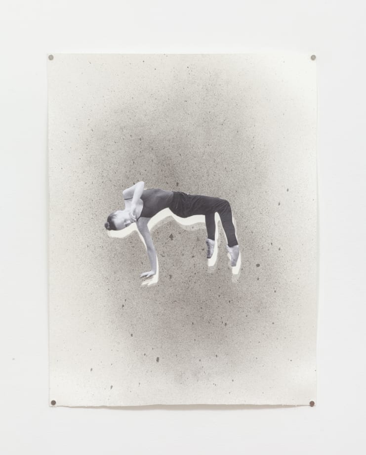 Brendan Fernandes Support I, 2016 photo-collage and ink on paper 25 x 19 in. 63.5 x 48.3 cm