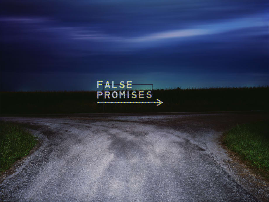 Joel Ross False Promises (Installed and Abandoned, Champaign County, IL), 2009 archival pigment print 51 1/2 x 67 3/4 in. 130.81 x 172.09 cm Edition of 3 plus 2 artist's proofs