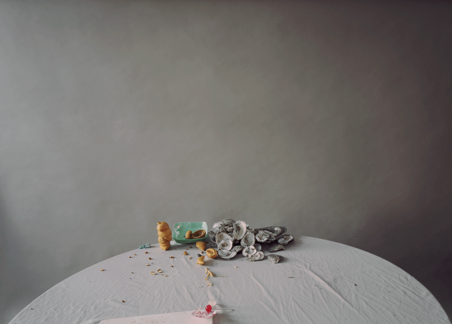 Laura Letinsky Untitled #19 from 'The Dog and the Wolf' series, 2009 Archival pigment print, Edition of 2/9 36 x 50 in.