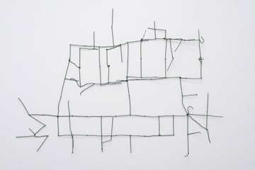 Kate Levant Language, 2013 Plastic coated wire 30 x 43 x 10 1/2 in. 76.2 x 109.22 x 26.67 cm