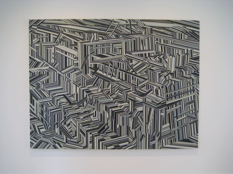 Scott Stack City of the Future, 2011 Oil on canvas 77 1/2 x 101 1/2 inches