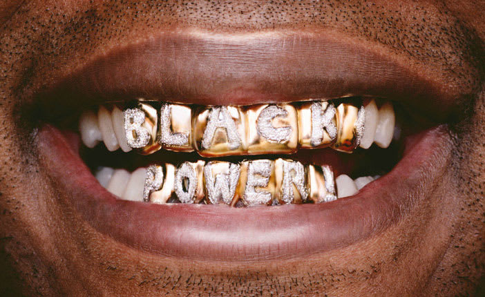 Hank Willis Thomas Black Power, 2008 Lightjet Print 24 1/2 x 39 1/2 in. 62.23 x 100.33 cm