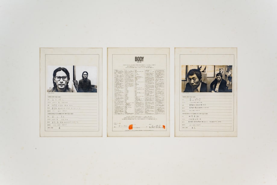 Shuzo Azuchi Gulliver, Body : contract #54 / Shuji Terayama, 1974