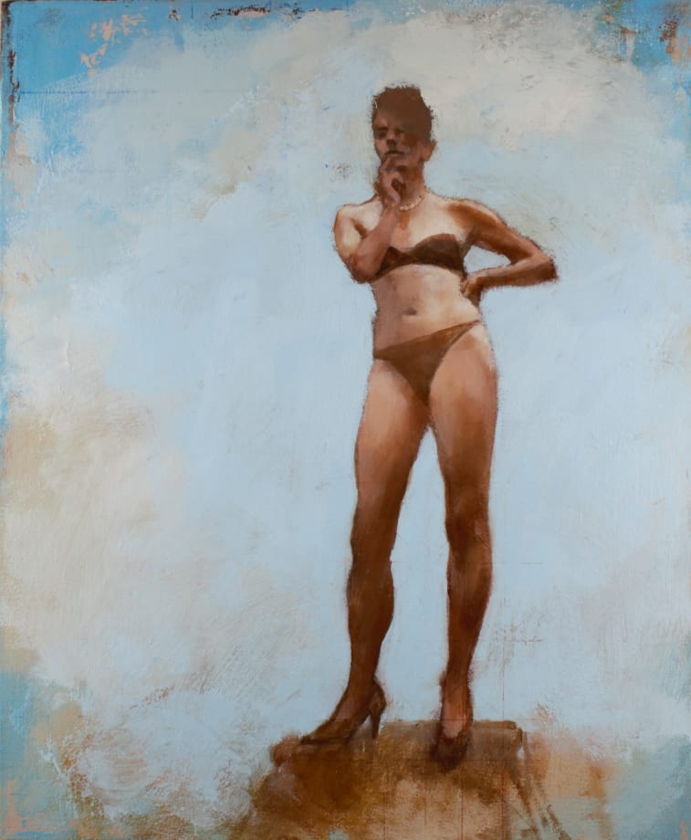 Tim Wright Lookout, 2023 Oil on canvas 55 x 45 cm 21.7 x 17.7 in