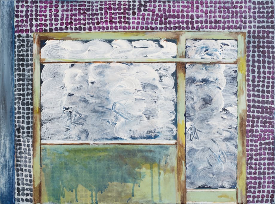 Kate McClenaghen 09:24, 2025 acrylic, acrylic ink and texture paste on canvas 45 x 60 cm