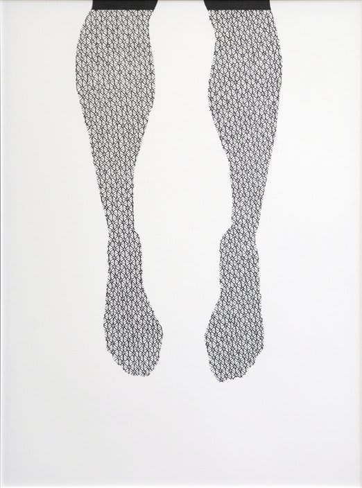 Catherine Bertola Bluestockings (Ann Yearsley), 2009 Pen on paper (Archive framed and mounted) 80 x 60 cm 31 1/2 x 23 5/8 in