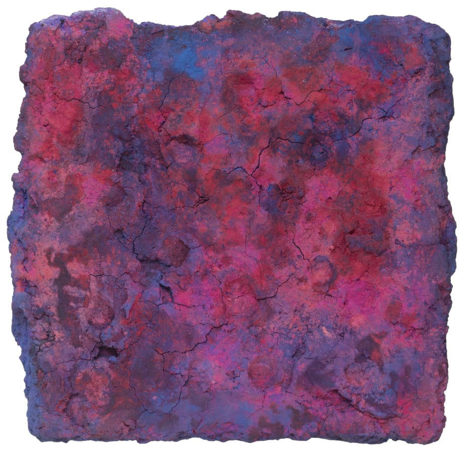 Marcello Lo giudice, Moon, 1999, 30x30 cm, oil and pigment on canvas