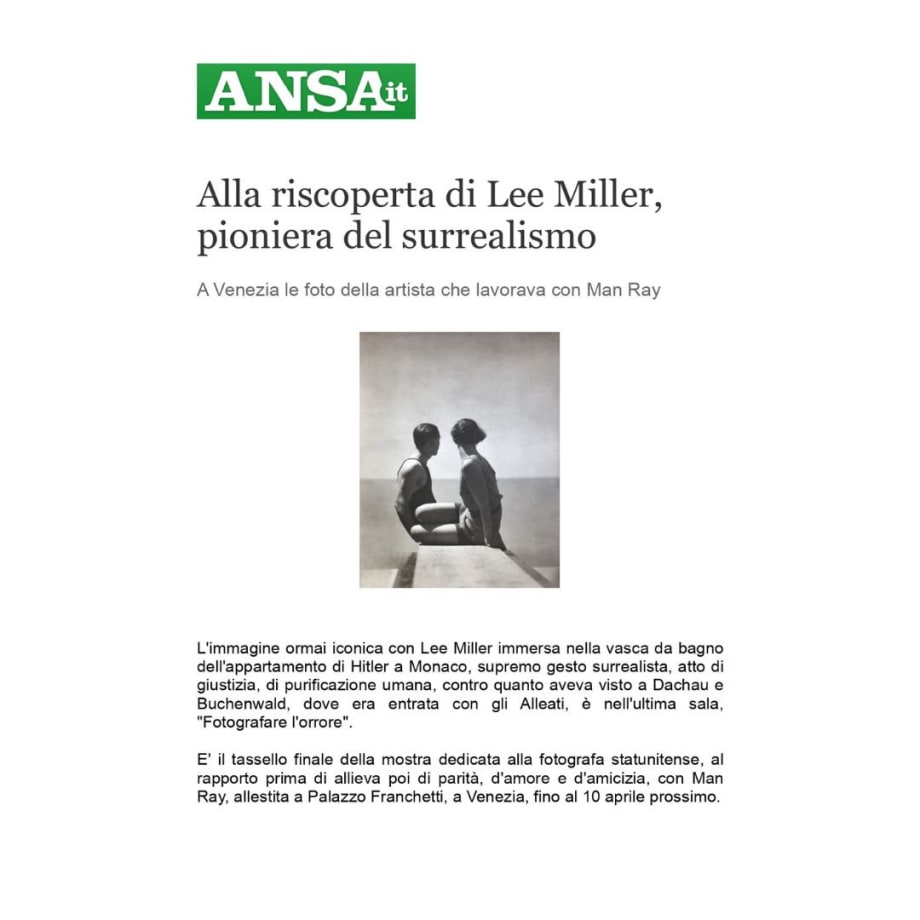 The rediscovery of Lee Miller, a pioneer of surrealism