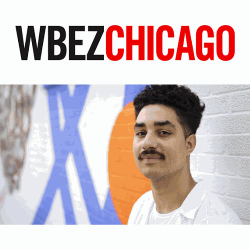 Artist Jake Troyli is putting a big stamp on Chicago ahead of the Democratic National Convention