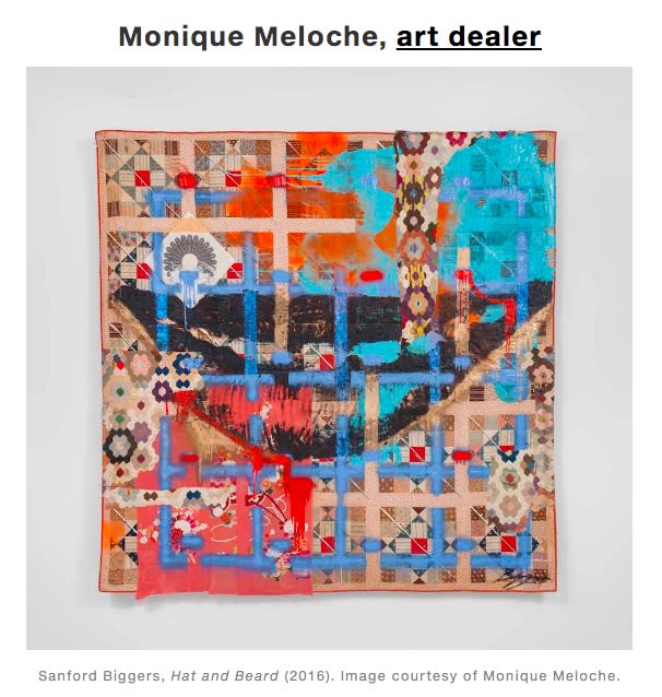 Sanford Biggers, Hat and Beard (2016)