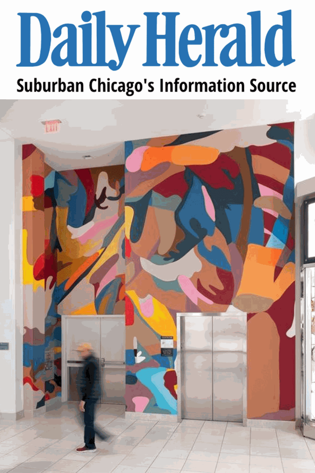 Mural in Rosemont Mall Brings 'Bold, Evocative New Life' to Old Painting