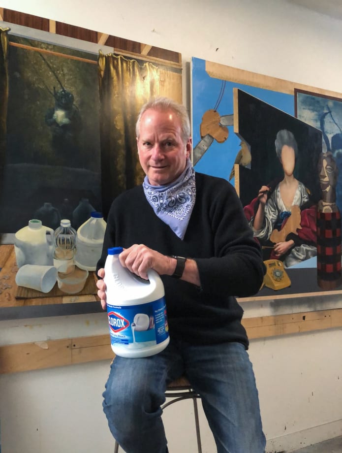 Timothy McDowell artist portrait Marcia Wood Gallery studio