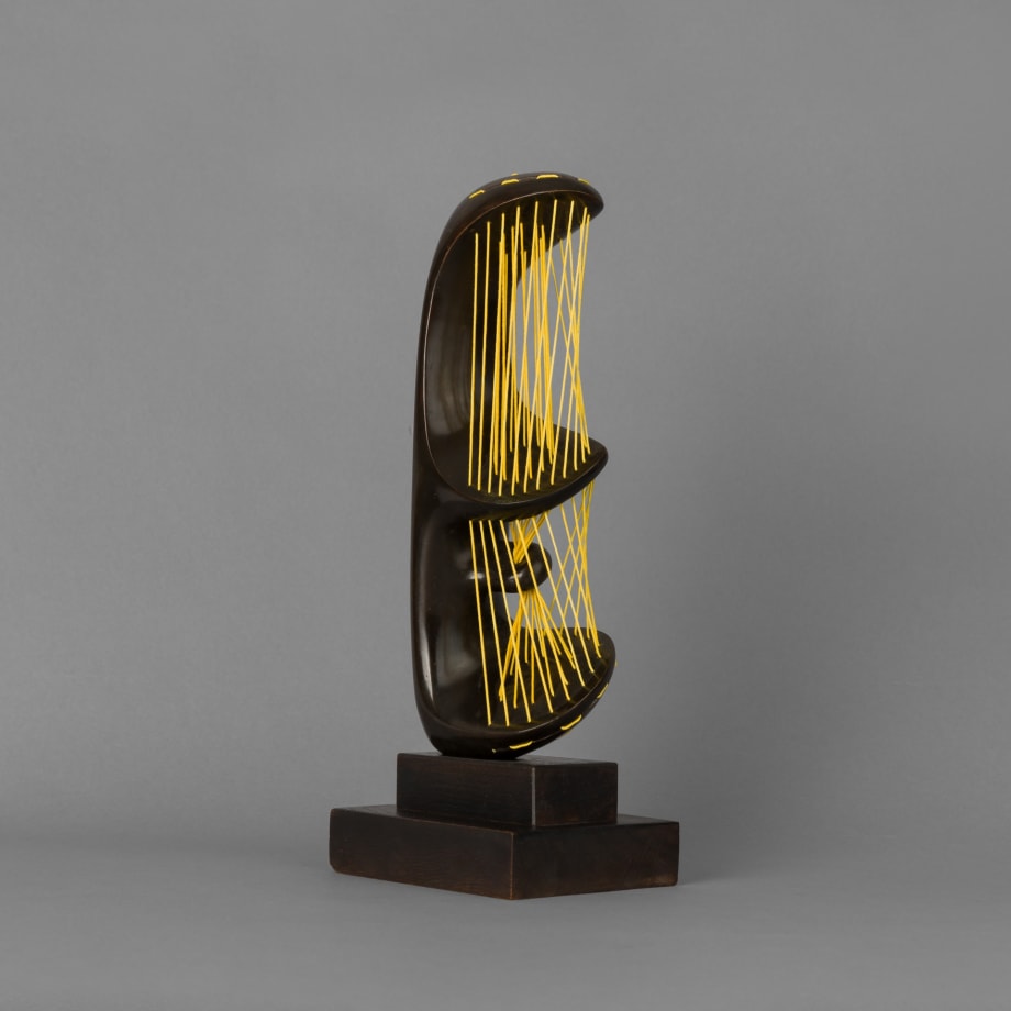 Henry Moore, Stringed Figure, 1939, Bronze and string, 10 x 4 1/8 x 2 1/2 in, 25.5 x 10.5 x 6.5 cm, Edition 1 of 9, cast A