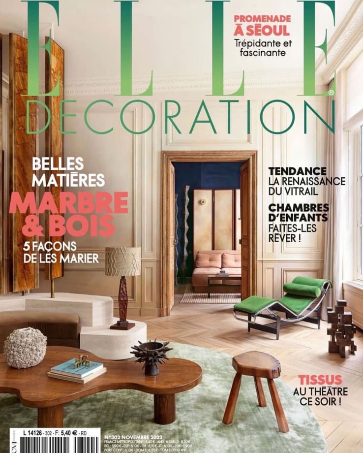 Elle Decoration Cover - France November 2022