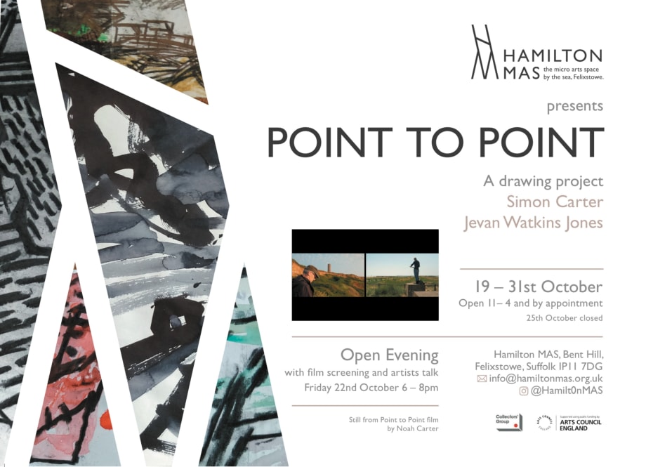 Point to Point, A Drawing Project by Simon Carter and Jevan Watkins Jones