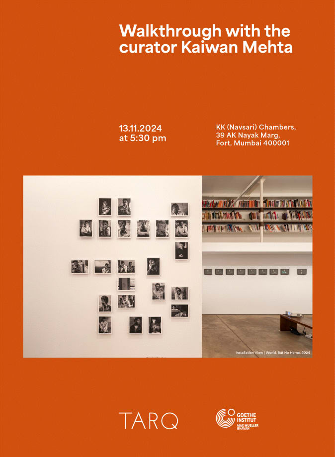 Walkthrough with the curator Kaiwan Mehta