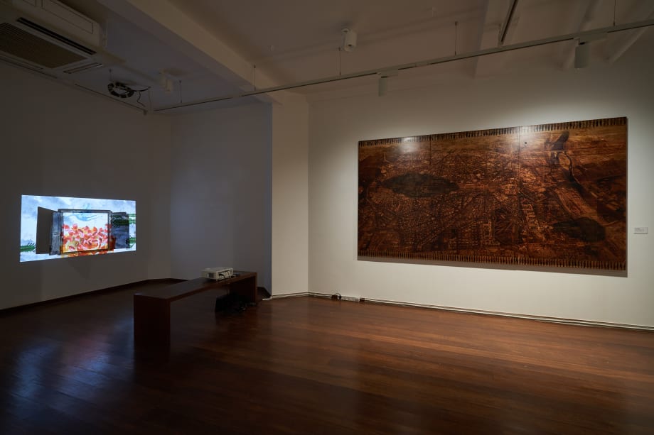 Install view, Shifting Selves: Between meaning, mythology and mirage, 2021