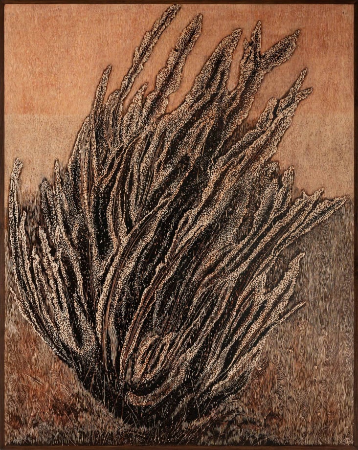 Soghra Khurasani woodcuts waft scenic bounty