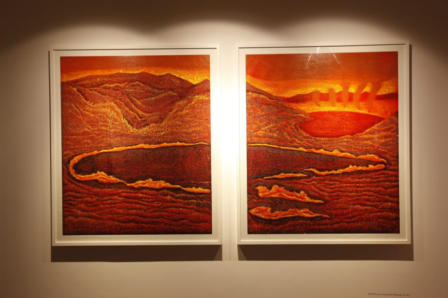 Install view, Cratered Fiction, 2016